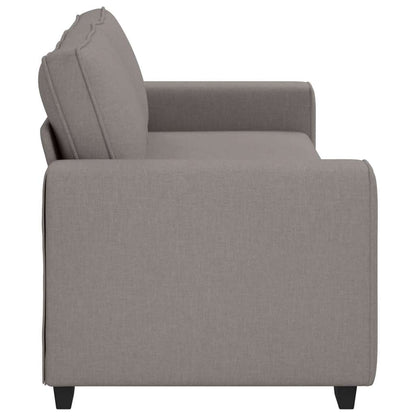 Divano a 3 Posti Tortora 220x77x82 cm in Tessuto | homemem39