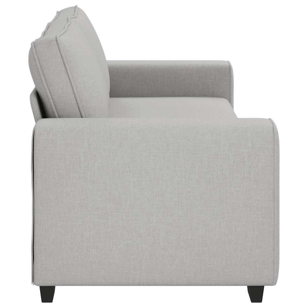 Divano a 3 Posti Grigio Nuvola 220x77x82 cm in Tessuto | homemem39