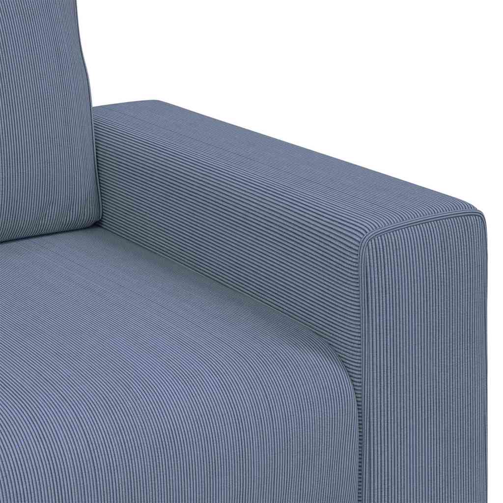 Divano Sedia Blu 100x77x82 cm Tessuto di velluto a coste | homemem39