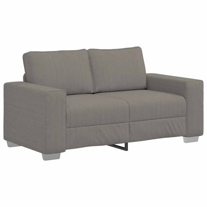 Divano Divanetto Grigio Chiaro 160x77x82cm Tessuto di Velluto a Coste
