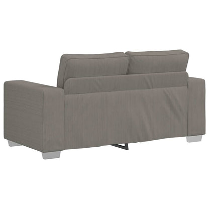 Divano Divanetto Grigio Chiaro 160x77x82cm Tessuto di Velluto a Coste | homemem39