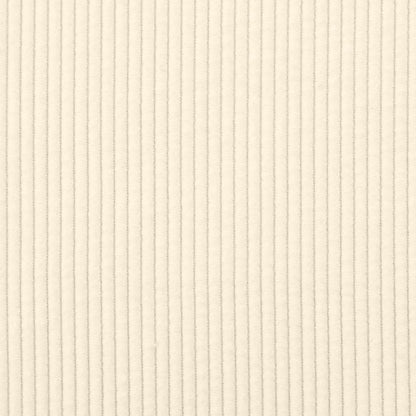 Divano Divanetto Crema 160x77x82 cm Tessuto di Velluto a Coste