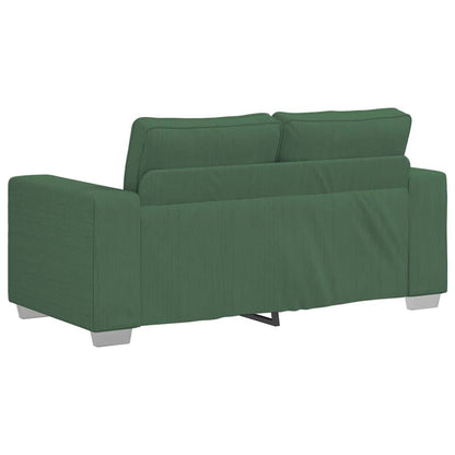 Divano Divanetto Verde Scuro 160x77x82cm Tessuto di Velluto a Coste | homemem39