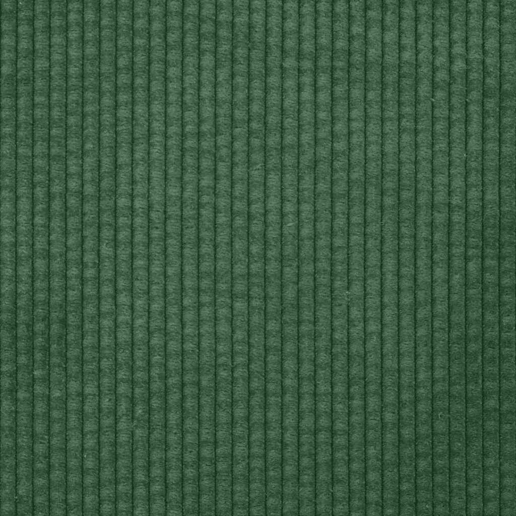 Divano Divanetto Verde Scuro 160x77x82cm Tessuto di Velluto a Coste | homemem39