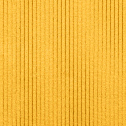 Divano Divanetto Giallo Chiaro 160x77x82cm Tessuto di Velluto a Coste