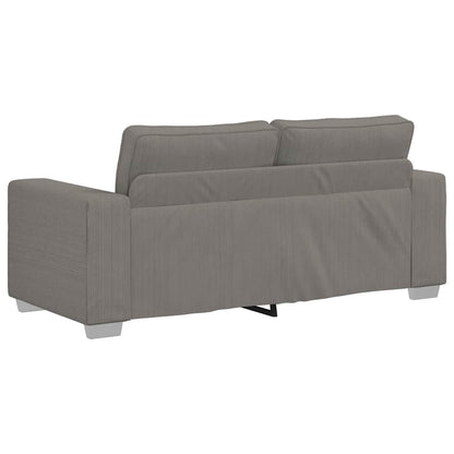 Divano Divanetto Grigio Chiaro 180x77x82cm Tessuto di Velluto a Coste | homemem39