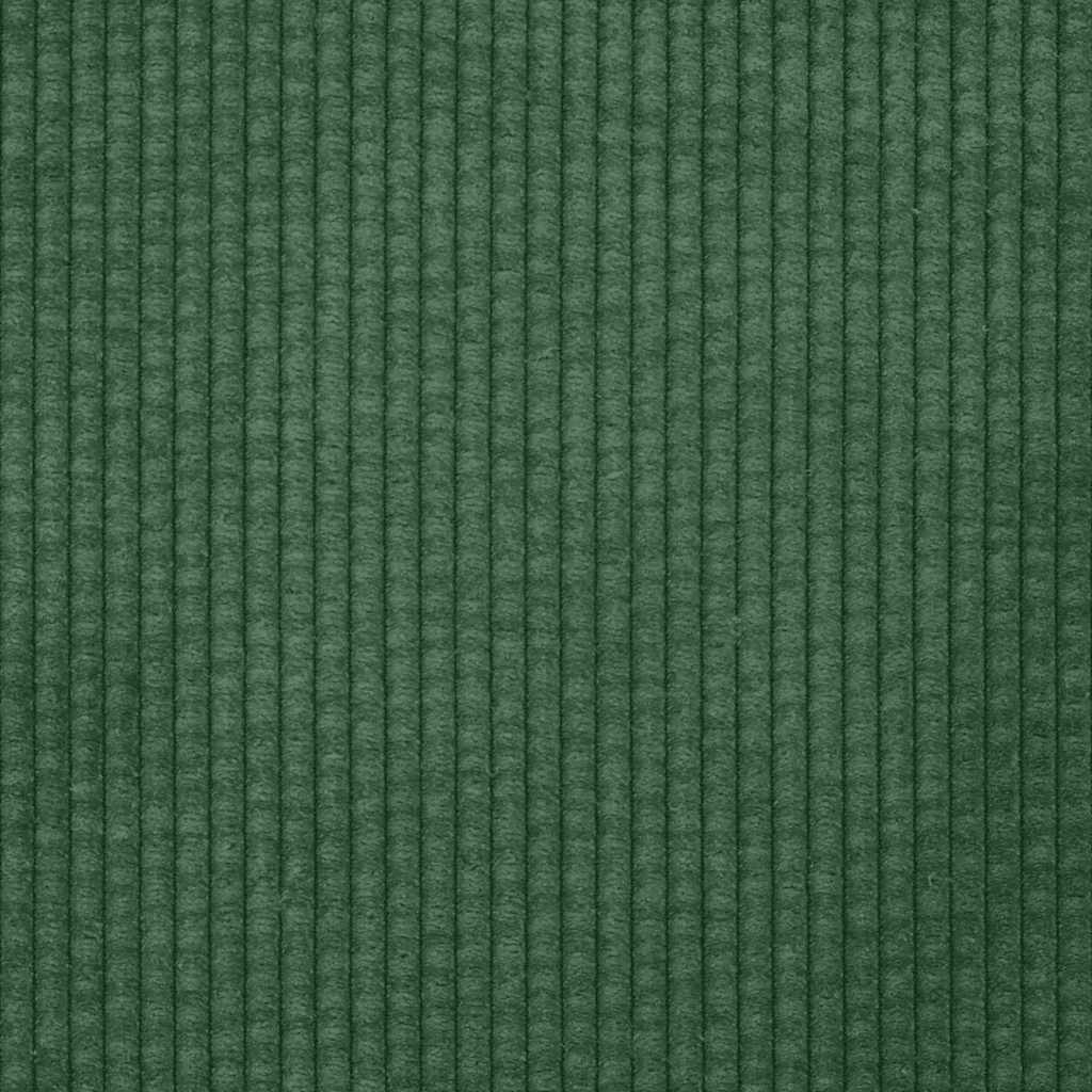 Divano Divanetto Verde Scuro 180x77x82cm Tessuto di Velluto a Coste | homemem39