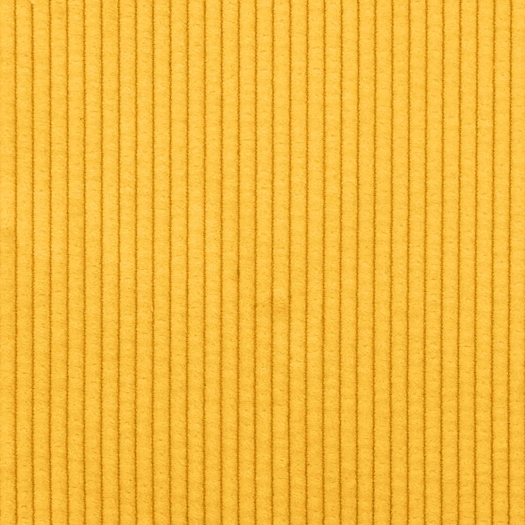 Divano Divanetto Giallo Chiaro 180x77x82cm Tessuto di Velluto a Coste | homemem39
