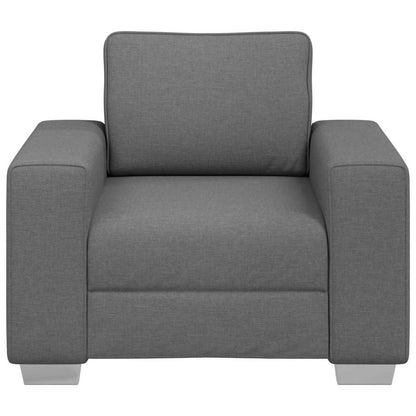 Poltrona Sofa Grigio scuro 100 cm Tessuto | homemem39