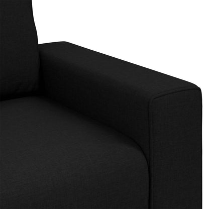 Divano Nero 100 x 77 x 82 cm Tessuto