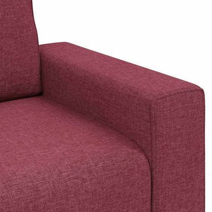 Poltrona Sofa Rosso Vino 100 cm Tessuto | homemem39