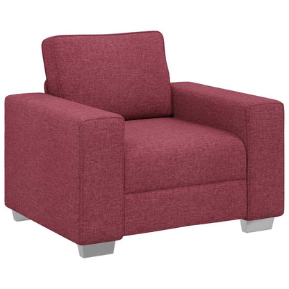 Poltrona Sofa Rosso Vino 100 cm Tessuto | homemem39