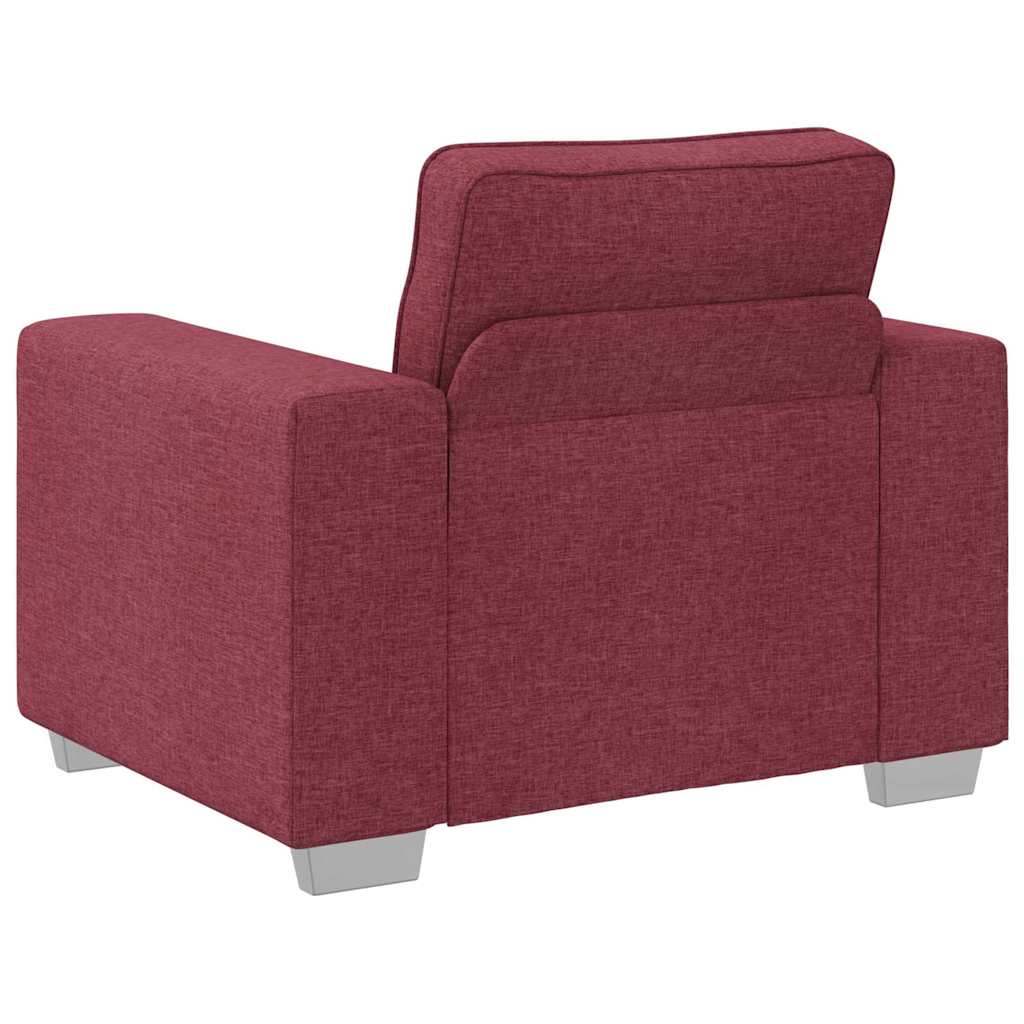 Poltrona Sofa Rosso Vino 100 cm Tessuto | homemem39