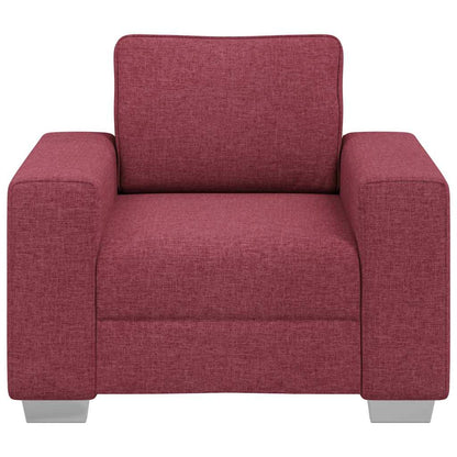 Poltrona Sofa Rosso Vino 100 cm Tessuto | homemem39