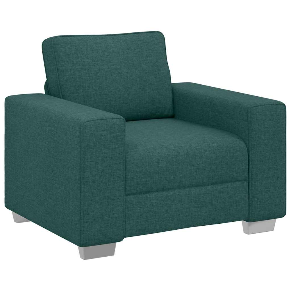 Poltrona Sofa Verde Scuro 100 cm Tessuto