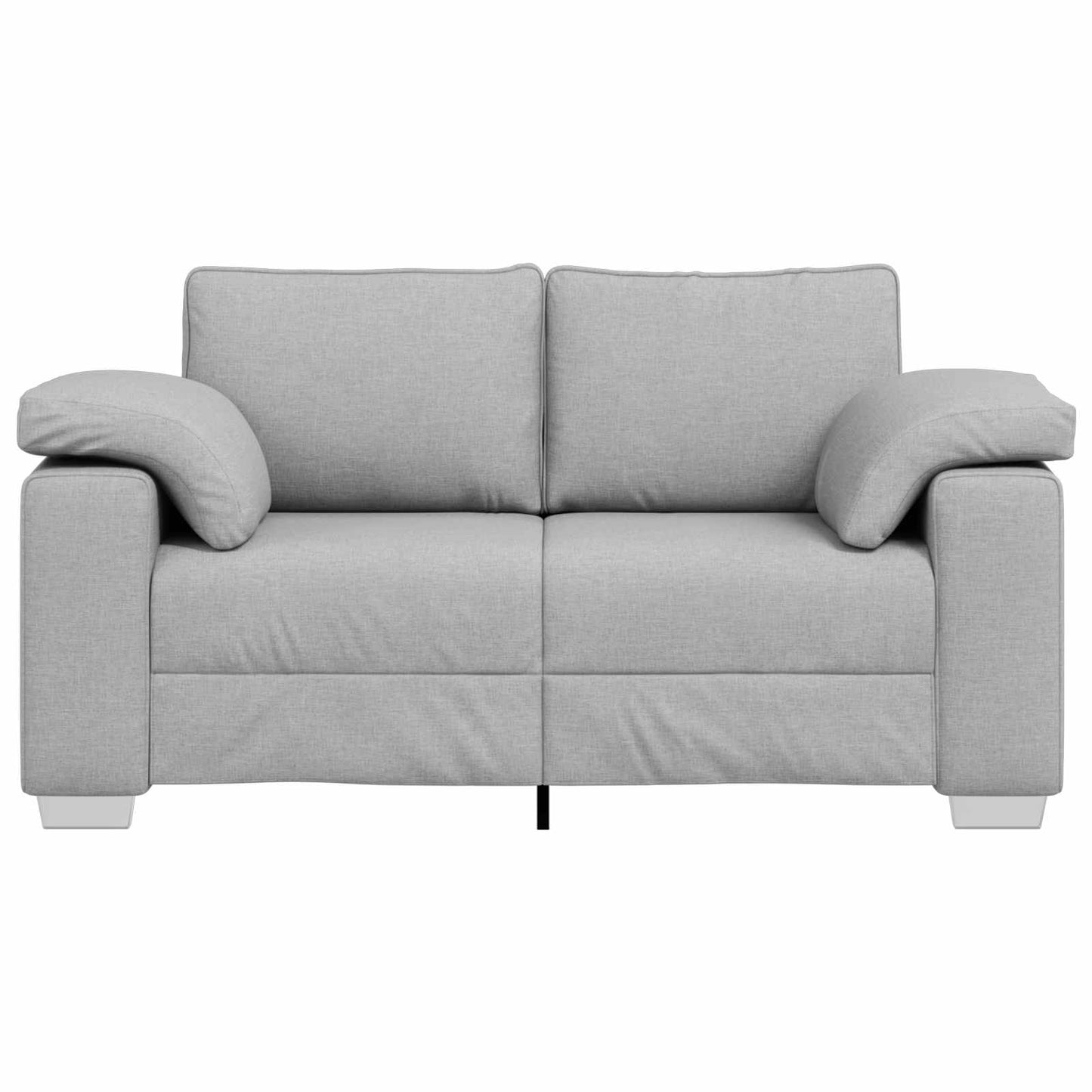 Divano a due posti Grigio Nuvola 160 cm Tessuto | homemem39
