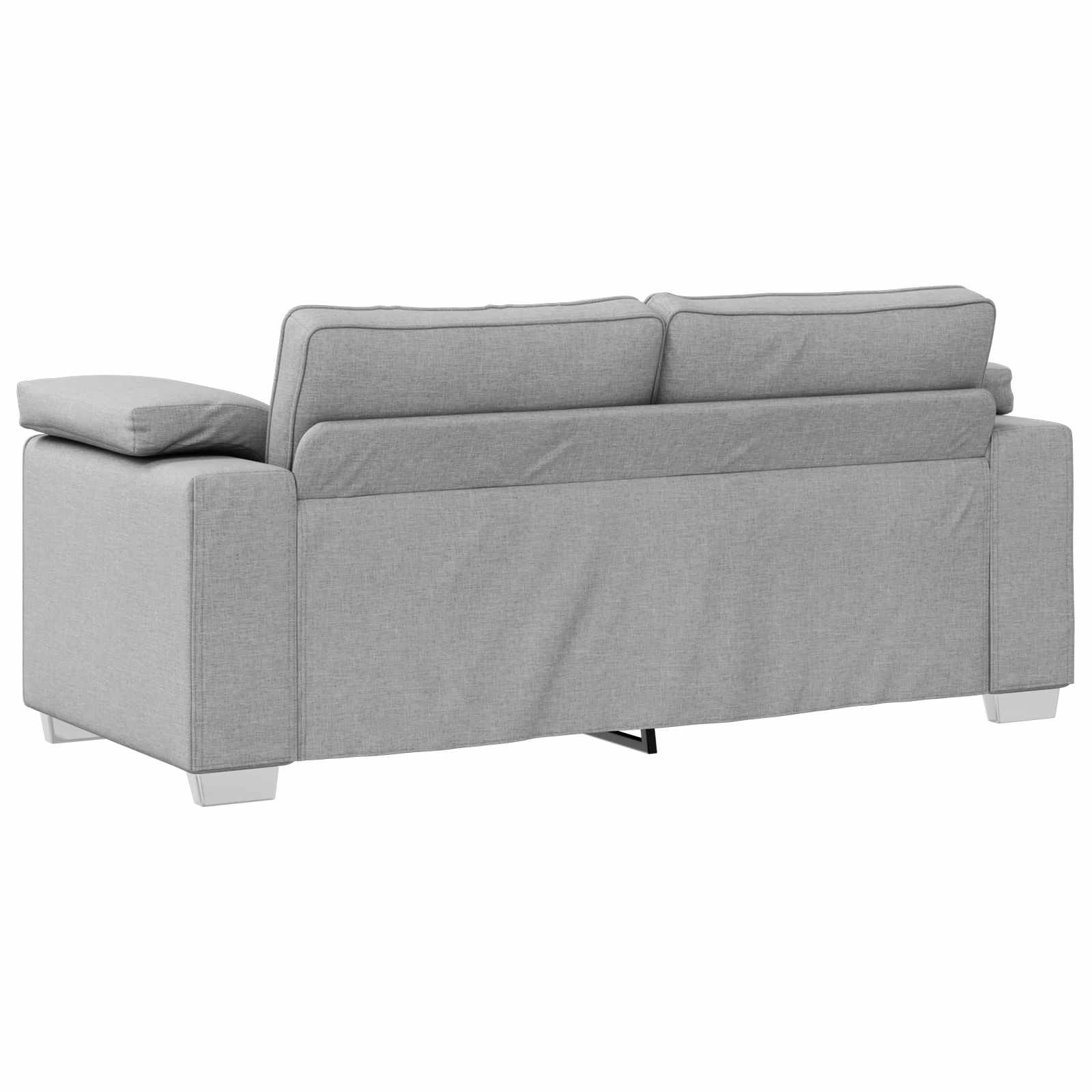 Divano a due posti Grigio Nuvola 180 cm Tessuto | homemem39