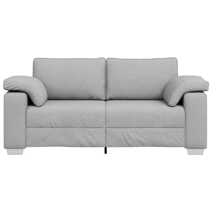 Divano a due posti Grigio Nuvola 180 cm Tessuto | homemem39