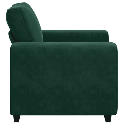 Divano Sedia Verde Scuro 100x77x82 cm Velluto | homemem39