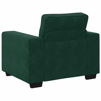 Divano Sedia Verde Scuro 100x77x82 cm Velluto | homemem39