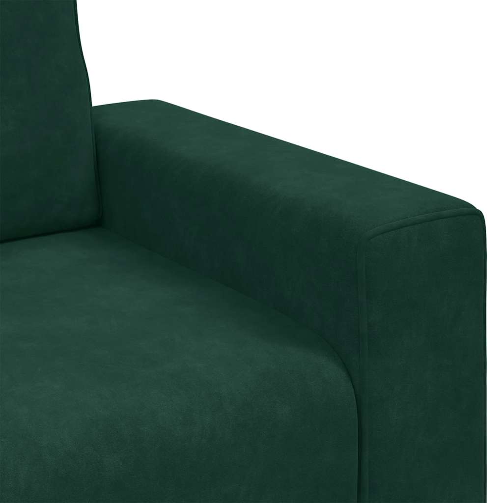 Divano Sedia Verde Scuro 100x77x82 cm Velluto | homemem39