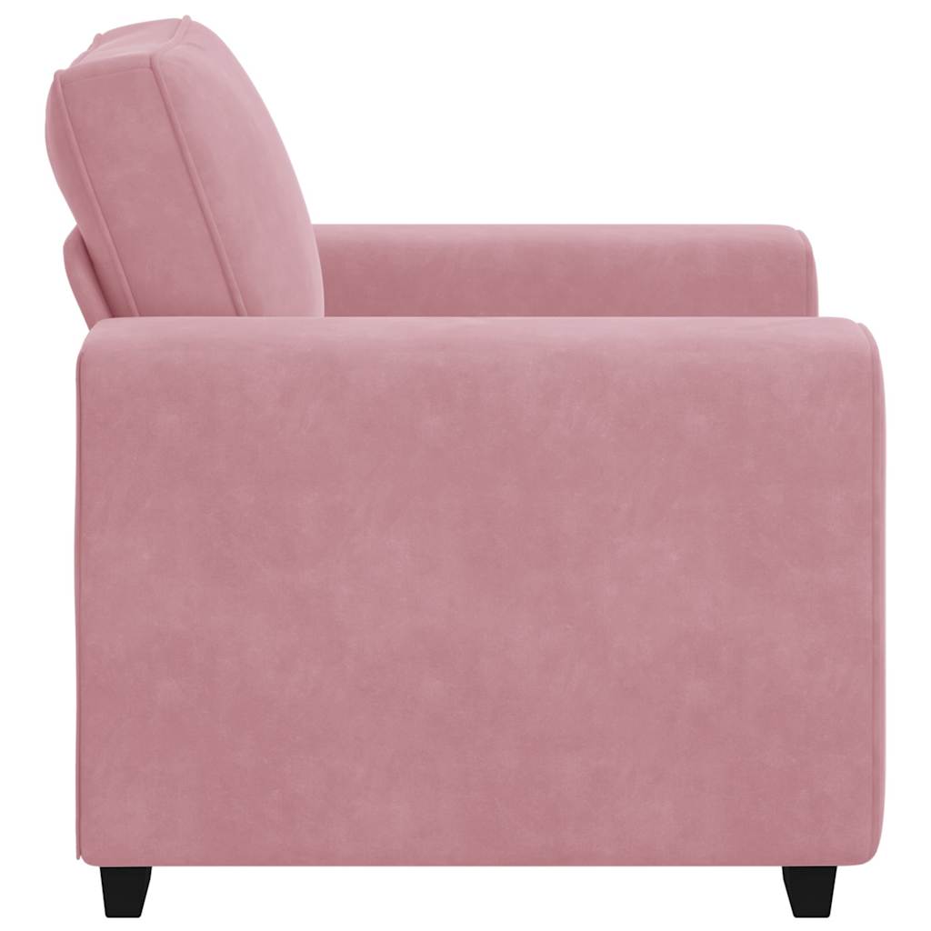 Divano Sedia Rosa 60 cm Velluto - homemem39