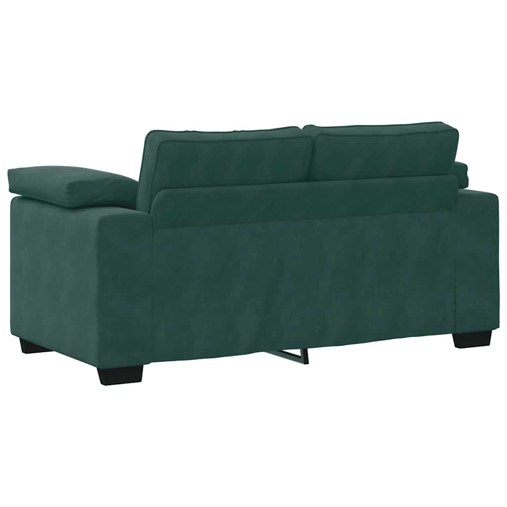 Divano Divanetto Verde Scuro 120 cm Velluto - homemem39
