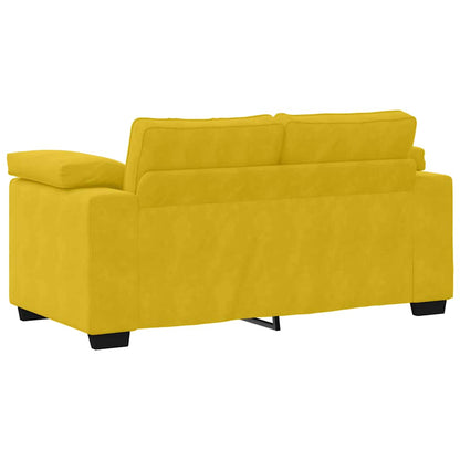 Divano Divanetto Giallo 160x77x82 cm in Velluto | homemem39