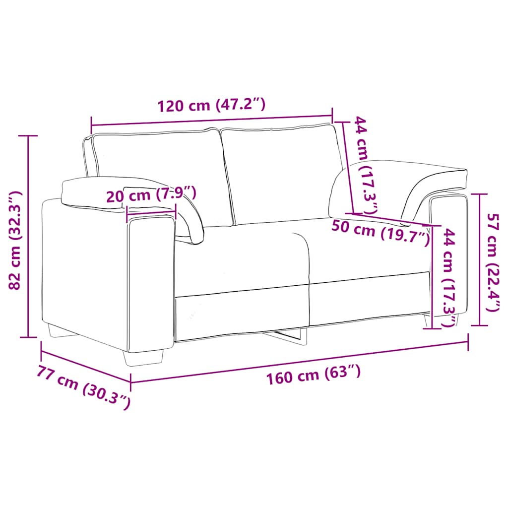 Divano Divanetto Giallo 160x77x82 cm in Velluto | homemem39