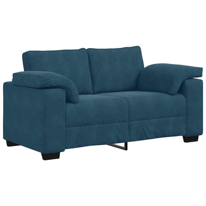Divano Divanetto Blu 160x77x82 cm in Velluto | homemem39