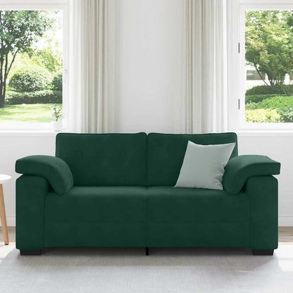 Divano Divanetto Verde Scuro 180x77x82 cm in Velluto | homemem39