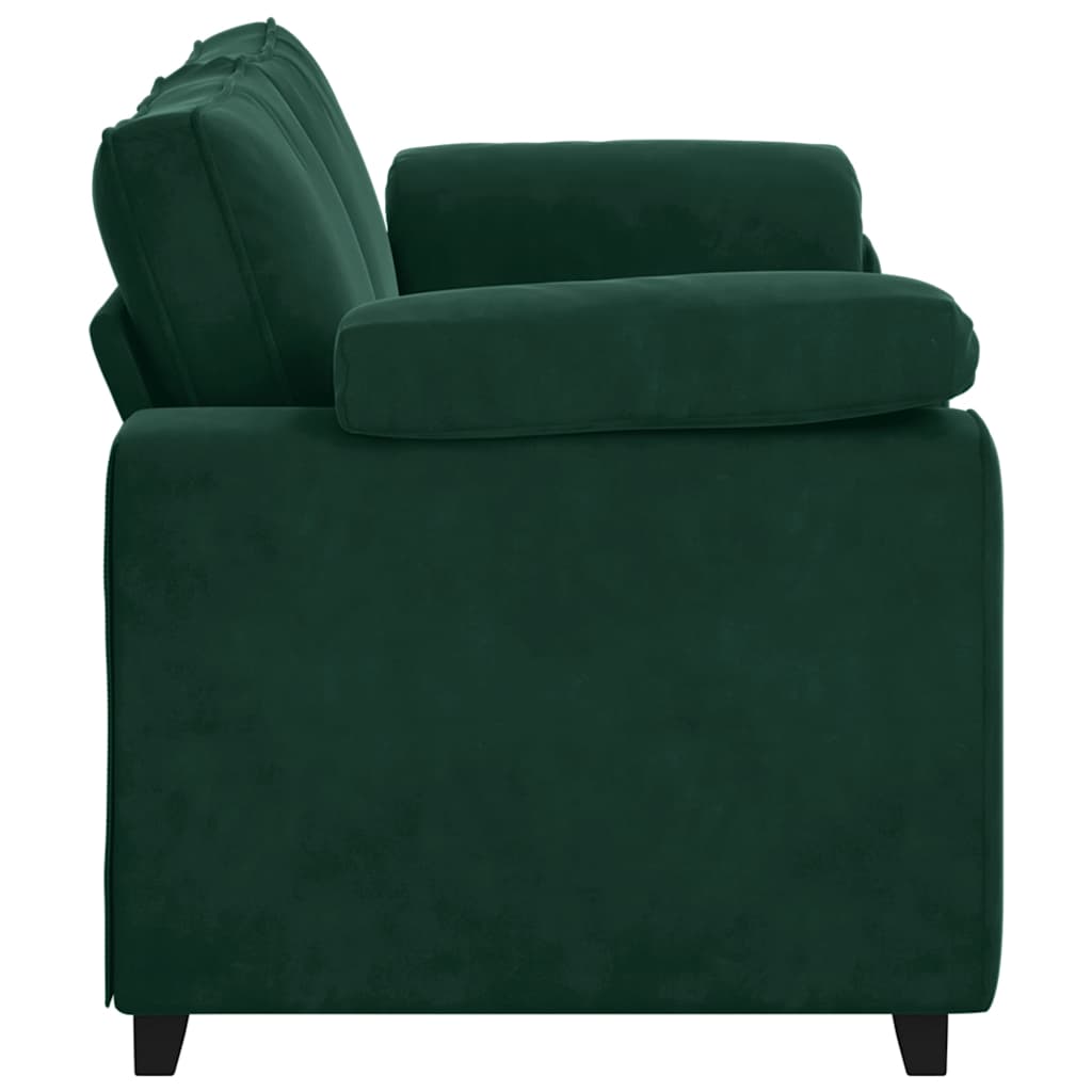 Divano Divanetto Verde Scuro 180x77x82 cm in Velluto | homemem39