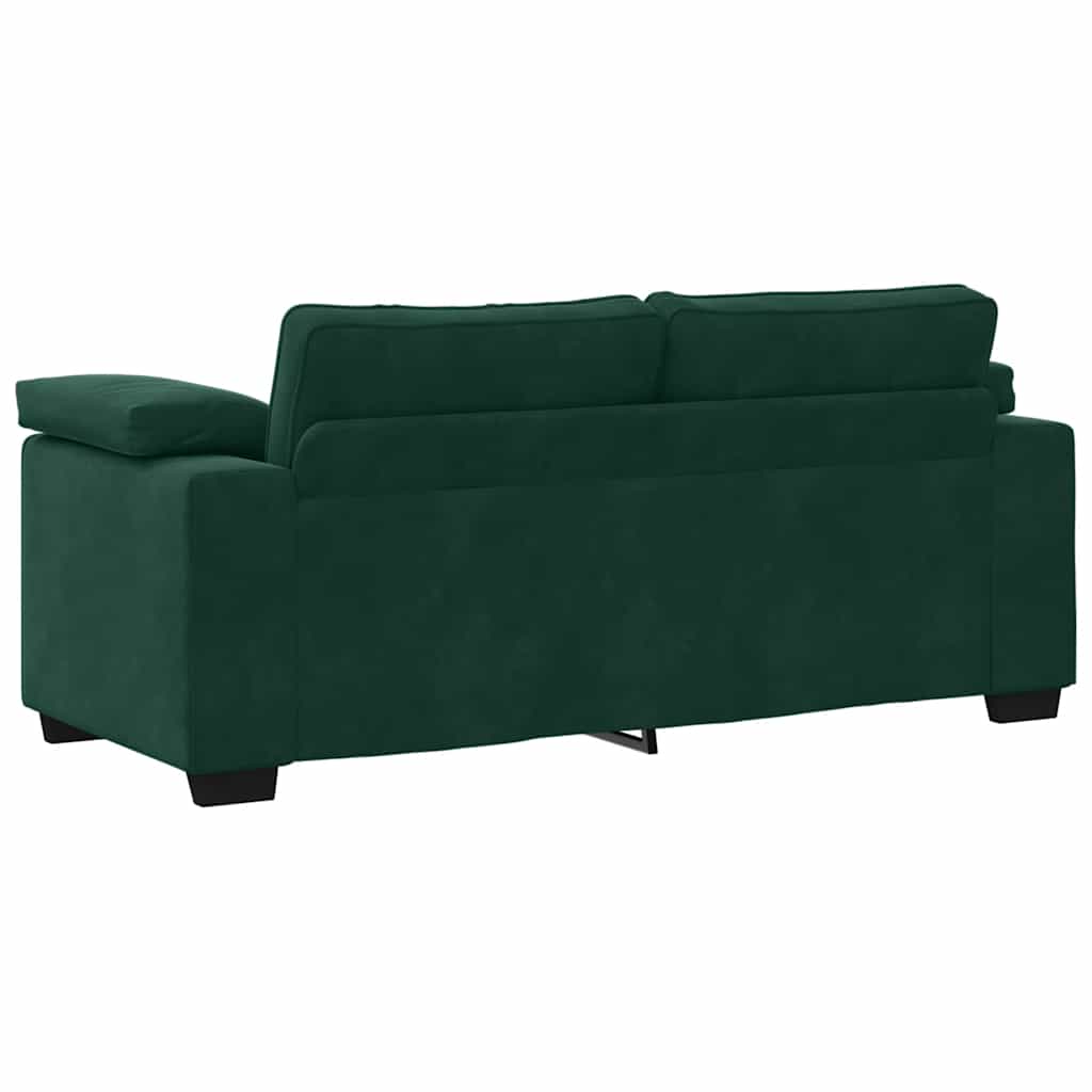 Divano Divanetto Verde Scuro 180x77x82 cm in Velluto | homemem39