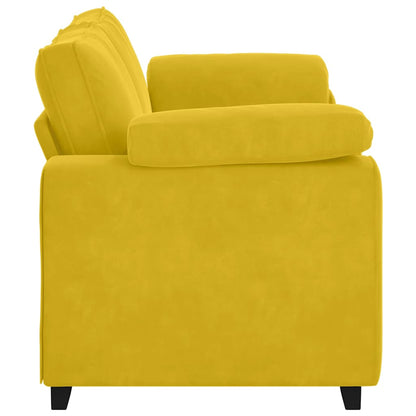 Divano Divanetto Giallo 180x77x82 cm in Velluto | homemem39