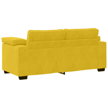Divano Divanetto Giallo 180x77x82 cm in Velluto | homemem39