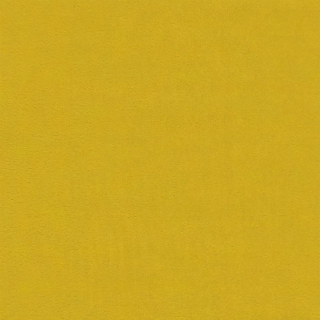 Divano a 3 Posti Giallo 220x77x82 cm in Velluto | homemem39