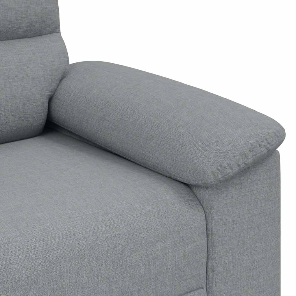 Poltrona Grigio Chiaro 100x81x84 cm in Tessuto | homemem39