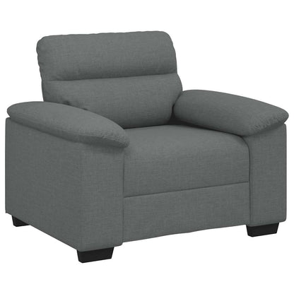 Poltrona Grigio Scuro 100x81x84 cm in Tessuto | homemem39