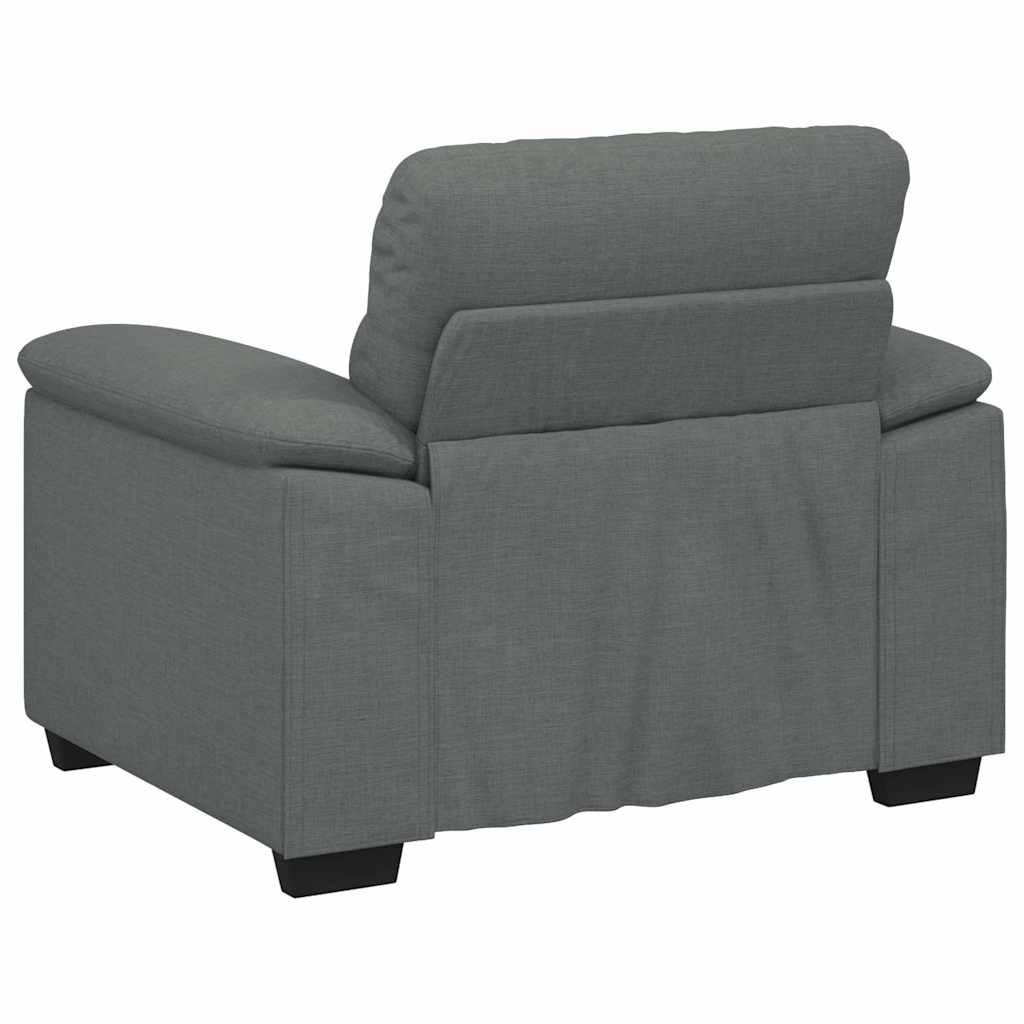 Poltrona Grigio Scuro 100x81x84 cm in Tessuto | homemem39