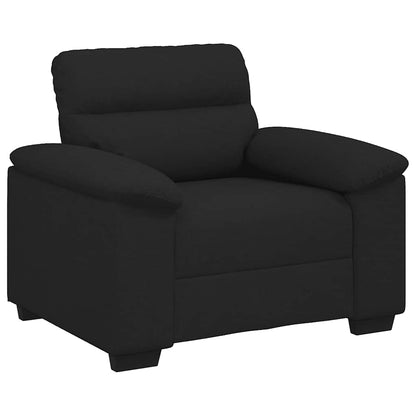 Poltrona Nera 100x81x84 cm in Tessuto
