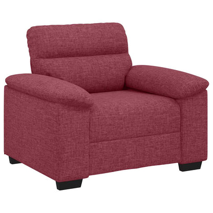 Poltrona Rosso Vino 100x81x84 cm in Tessuto | homemem39