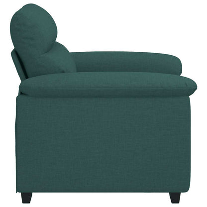 Poltrona Verde Scuro 100x81x84 cm in Tessuto | homemem39