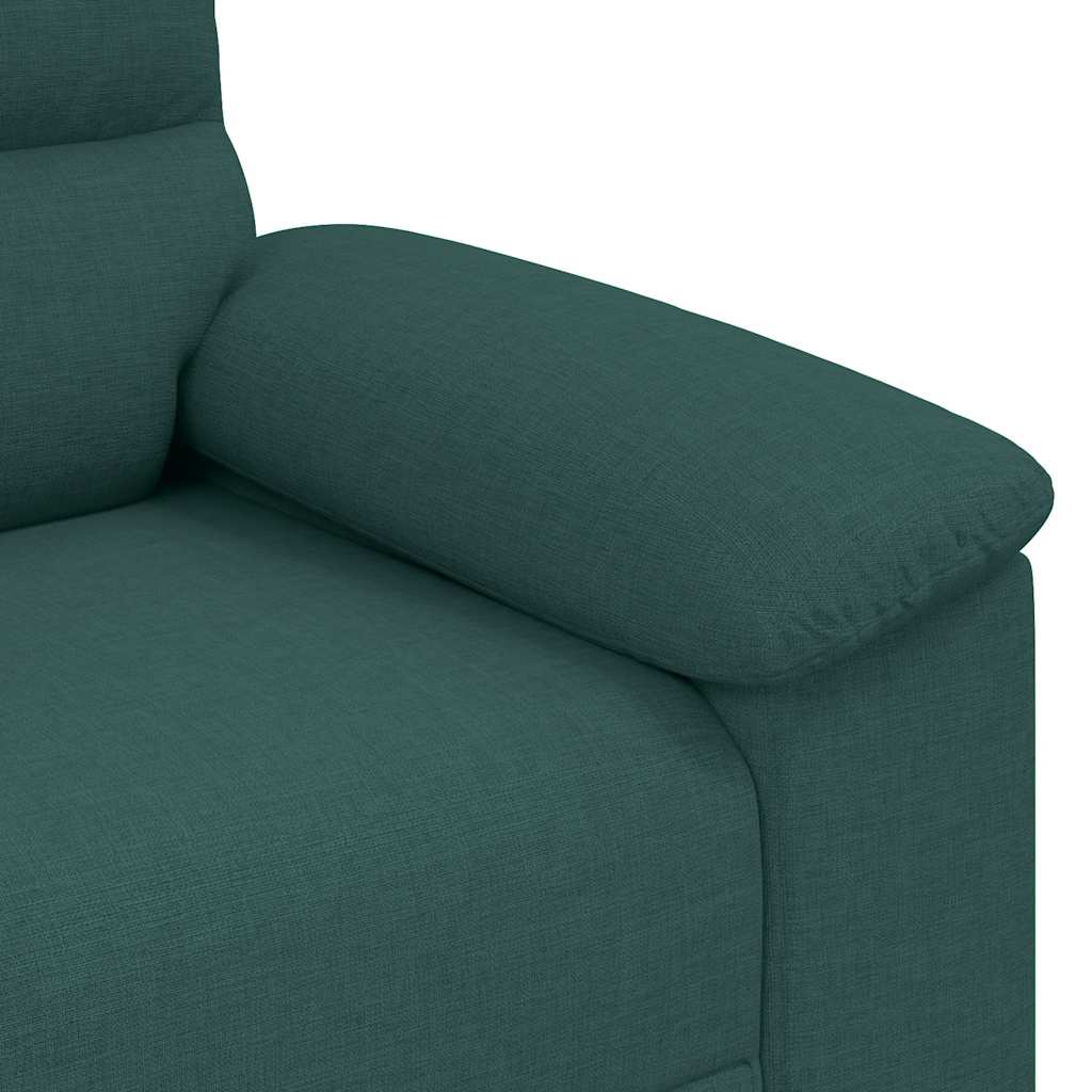 Poltrona Verde Scuro 60 cm in Tessuto - homemem39