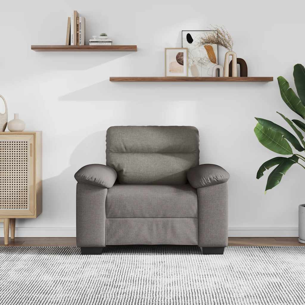 Poltrona Tortora 100x81x84 cm in Tessuto | homemem39