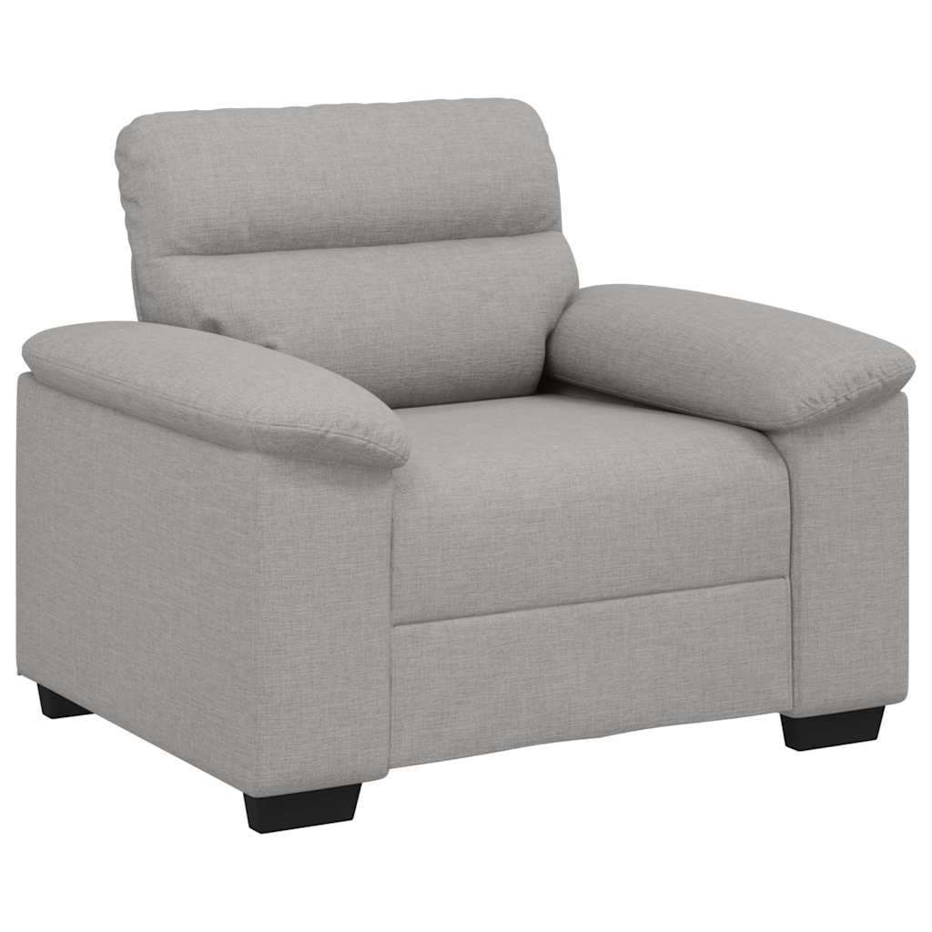 Divano Sedia Grigio Nuvola 100x81x84 cm in Tessuto | homemem39