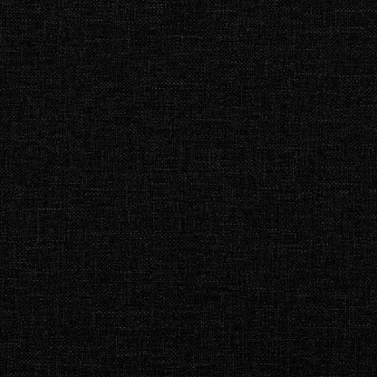 Divano a 2 Posti Nero 160x81x84 cm in Tessuto | homemem39