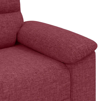 Divano a 2 Posti Rosso Vino 160x81x84 cm in Tessuto | homemem39