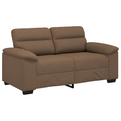 Divano a 2 Posti Marrone 160x81x84 cm in Tessuto | homemem39