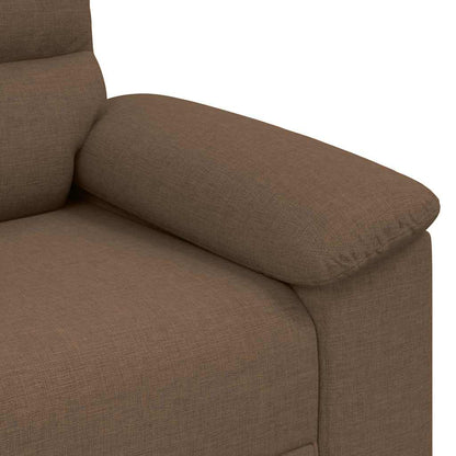 Divano a 2 Posti Marrone 160x81x84 cm in Tessuto | homemem39