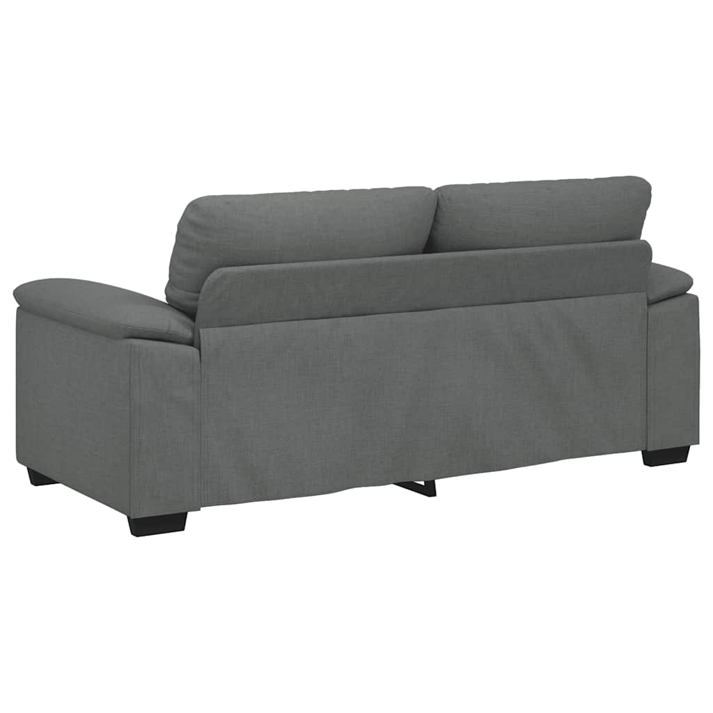 Divano a 2 Posti Grigio Scuro 180x81x84 cm in Tessuto | homemem39